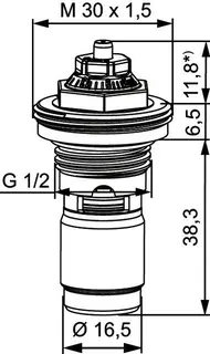 HEIMEIER Thermostat-Oberteil Eclipse für Ventilheizkörper,z.B. Kermi G 1/2 – Bild 4