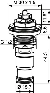 HEIMEIER Thermostat-Oberteil Eclipse für Ventilheizkörper, z.B. Lyngson G 1/2 – Bild 4