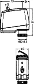 TA motorischer Stellantrieb TA-Slider160 Modbus, stetig, 0(2)-10 VDC – Bild 5