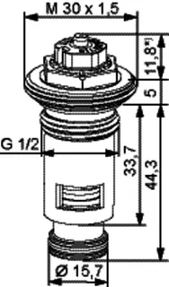 HEIMEIER Thermostat-Oberteil VHV8S für Lyngson – Bild 3