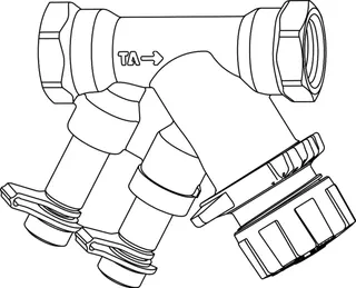 TA Kompaktregulierventil TBV PN 16 DN 15, G 1/2, kvs 1,8 m3/h, NF – Bild 2