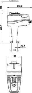 TA Stellantrieb TA-Slider750, 100-240V stetig, 0(2)-10 VDC, 3-Punkt, 2-Punkt – Bild 5