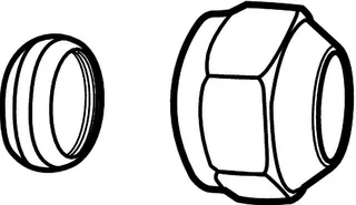 TA Anschlußkupplung,15 x 1, M22 x 1,5 AG für CU- oder Präzisionsstahlrohr