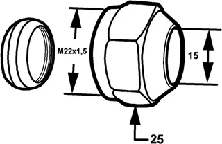 TA Anschlußkupplung,15 x 1, M22 x 1,5 AG für CU- oder Präzisionsstahlrohr – Bild 4