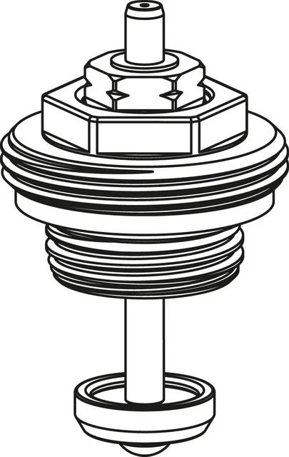 HEIMEIER Ersatz-Oberteil für Dynalux oder Dynacon Verteiler