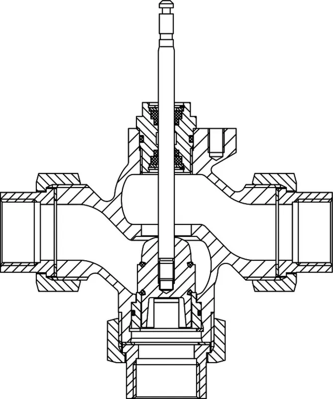 TA Regelventil Typ CV 316 RGA PN 16, DN 40, Kvs-Wert 25,0