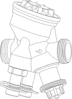 TA Regel- u. Regulierventil TA-Modulator druckunabh., DN15, G 3/4, PN16, 600 kPa – Bild 2