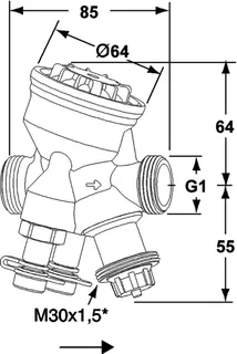 TA Regel- u. Regulierventil TA-Modulator druckunabh., DN20, G 1, PN16, 600kPa – Bild 5