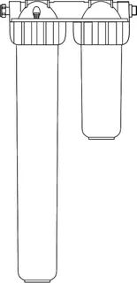 PNEUMATEX Enthärtungsarmatur m. Filter Refill 6000, Eingang G3/4, Ausgang G1/2 – Bild 2