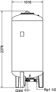 PNEUMATEX Basisgefäß Compresso CG 1500.10 – Bild 4