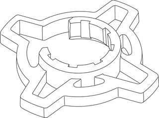 TA Handgriff zum Einstellen für DN 15-32 für TA-COMPACT-P/-DP und TA-Modulator