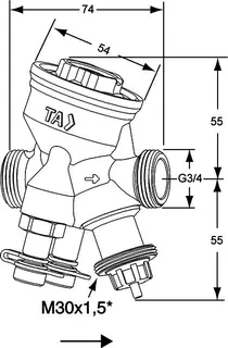 TA-Compact-DP Regel- u. Regulierventil DN 15, PN 16 – Bild 5