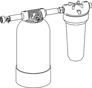 PNEUMATEX Enthärtungsarmatur m. Filter Refill 16000, Eingang G3/4, Ausgang G3/4 – Bild 2