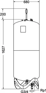 PNEUMATEX Erweiterungsgefäß Compresso CU 500.6 E – Bild 5