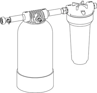PNEUMATEX Enthärtungsarmatur m. Filter Refill 36000, Eingang G3/4, Ausgang G3/4 – Bild 2