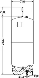 PNEUMATEX Erweiterungsgefäß Compresso CU 800.6 E – Bild 4