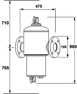 PNEUMATEX Abscheider Zeparo G-Force ZG 100, DN 100, PN16, Flanschanschluss – Bild 5