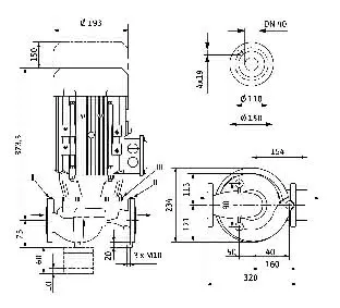 Wilo Trockenläufer-Standard-Einzelpumpe IPL 40/130-2,2/2,,3x400V,2.2kW – Bild 3