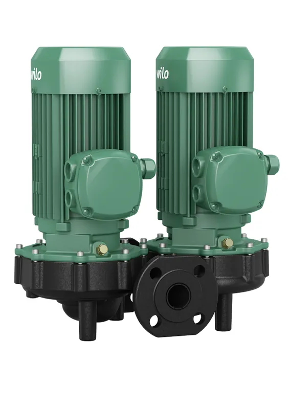 Wilo Trockenläufer-Standard-Doppelpumpe DPL 80/115-2,2/2,DN80,3x400V,2.2kW