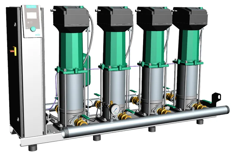 Wilo Mehrpumpenanlage SiBoost Smart 2MVISE410,2kW
