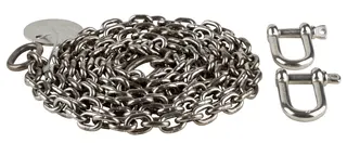 Wilo Anschlagkette Set PCS-CE inkl. 2x Schäkel, Edelstahl, 400 kg, 5 m
