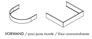Hoesch Zubehör Aluminiumschürze für Duschwanne MunaXXL Vorwand Rechteck 1800x800 – Bild 2