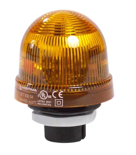 KSB Blitzleuchte für Außenmontage 12 V DC, IP 65, gelb