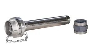 KSB Spülanschluss für CK 800 G 1 1/2 - Storz C, ALMGSI / 1.4401