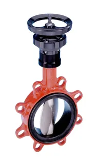 KSB Einklemm-Absperrklappe BOAX-S Getriebe MA12 PN6/10/16 DN 65, EPDM