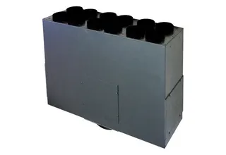 MC Luftverteile aus Blech MF-BV75-160-12 12 Anschlüsse,Anschluss Flexrohr MF-F75