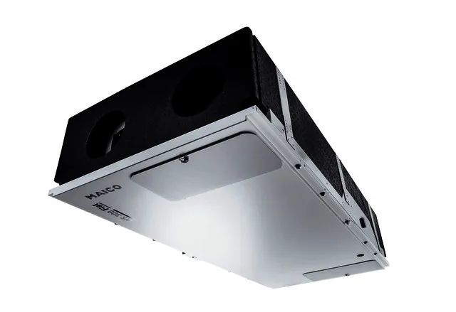 Maico Raumluft-System WS 300 Flat KBL Bypass-Linksausführung, Vorheizregister