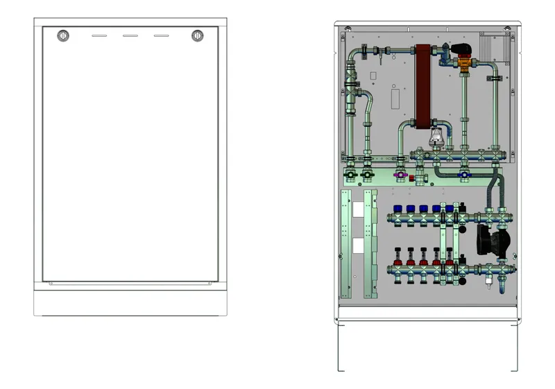 strawa Frischwasser-Wohnungsstation Friwara smart WS17-FBR-CU-UP-63 3 Hkr.