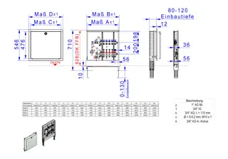 strawa FB-Anschlussstation H 63-WMZ-80 8 Hkr. – Bild 3