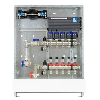 strawa Comfort Anschlussstation FBH-63-V-W1-WMZ-C80-E 5 Hkr.
