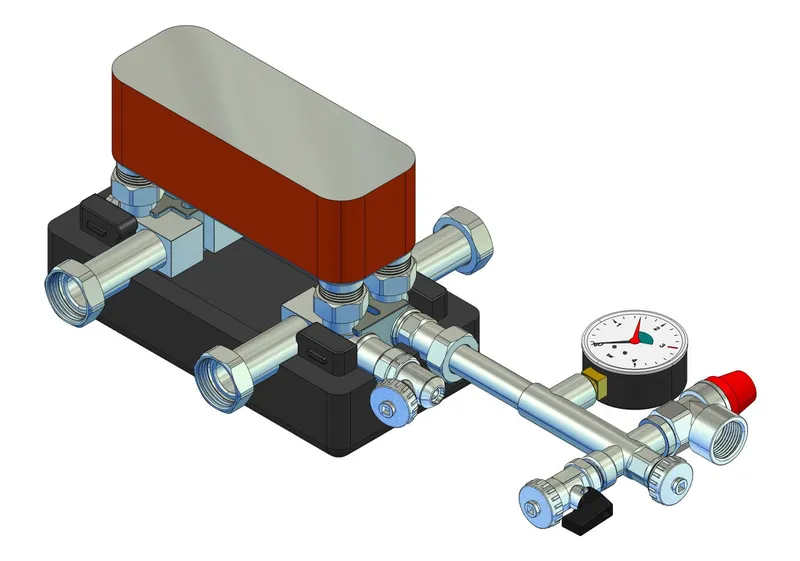 strawa strawi 125-25 Systemtrennung PWT 20 kW 1"ÜWM x 1"ÜWM