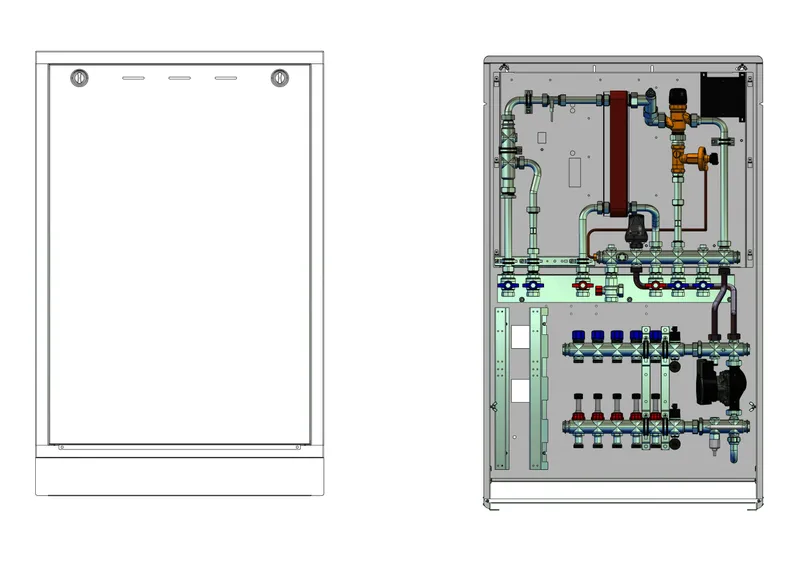 strawa Frischwasser-Wohnungsstation Friwara smart WS17-FBR-HT-CU-UP-63 4 Hkr