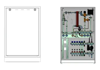 strawa Frischwasser-Wohnungsstation Friwara smart WS17-FBR-HT-CU-UP-63 4 Hkr