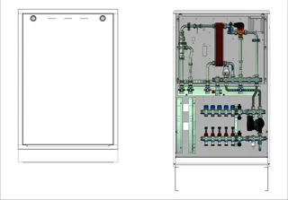 strawa Frischwasser-Wohnungsstation Friwara smart WS17-FBR-CU-UP-18 4 Hkr.