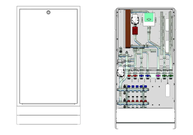 strawa Frischwasser-Wohnungsstation Friwara W22-FBR-63-HT-UP 6 Hkr.
