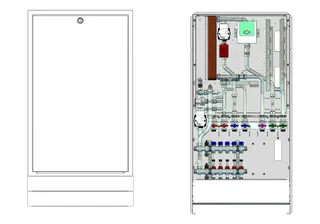 strawa Frischwasser-Wohnungsstation Friwara W22-FBR-63-HT-UP 12 Hkr.