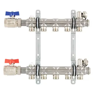 strawa Heizkörper-Anschlussverteiler e-class 52 mit SFE, mit 3/4''KH 9 Hkr.