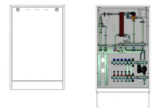 strawa Frischwasser-Wohnungsstation Friwara smart WS17-FBR-CU-AP-63 6 Hkr.
