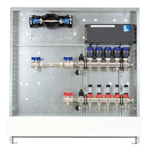 strawa Comfort Anschlussstation FBH-63-H-W1-WMZ-C80-E 8 Hkr.
