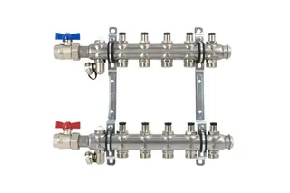 strawa Heizkörper-Anschlussverteiler e-class 55 mit SFE, mit 3/4''KH 3 Hkr. – Bild 2