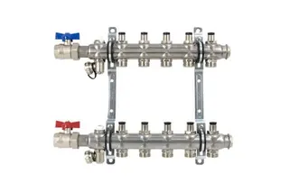 strawa Heizkörper-Anschlussverteiler e-class 55 mit SFE, mit 3/4''KH 6 Hkr.