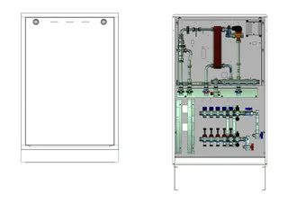 strawa Frischwasser-Wohnungsstation Friwara smart WS17-4L-CU-UP-63 6 Hkr.