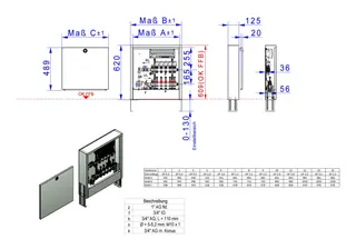 strawa FB-Anschlussstation H 63-WMZ-AP-X 10 Hkr. – Bild 3