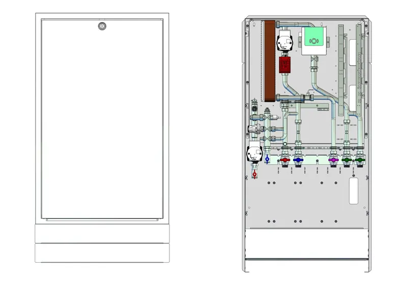 strawa Frischwasser-Wohnungsstation Friwara W22-FBR-UP