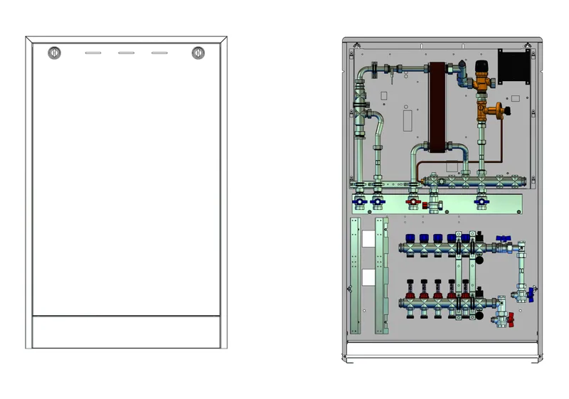 strawa Frischwasser-Wohnungsstation Friwara smart WS17-4L-CU-AP-63 6 Hkr.