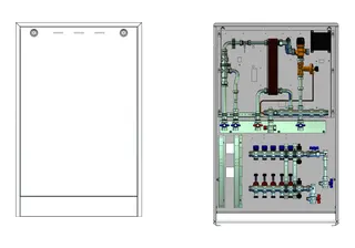 strawa Frischwasser-Wohnungsstation Friwara smart WS17-4L-CU-AP-63 6 Hkr.